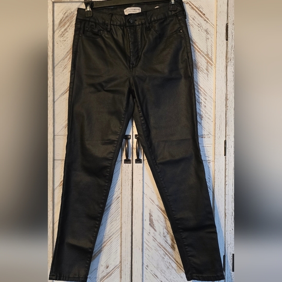 Social Standard Sanctuary Slick Black Coated Jeans - Picture 1 of 12